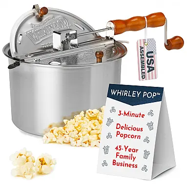 Panela de Pipoca Estufa Whirley