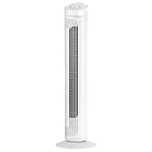 Ventilador de Torre com 3 Velocidades e Resfriamento Independente, 220V 40W, MAZHONG, Branco