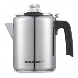 Cafeteira 8 xícaras em Aço Inoxidável, 110V, Elite Gourmet EC008, Prata