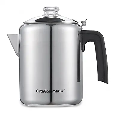 Cafeteira 8 xícaras em Aço