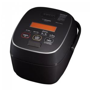 Panela de Arroz Elétrica por Indução de Pressão 5,5 Xícaras não Cozidas, 110V, Zojirushi NW JEC10BA, Preta