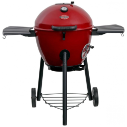 Churrasqueira a Carvão Portátil com Rodas e Mesa Auxiliar, Cor, CHAR GRILLER E14822, Vermelho