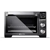 Forno Elétrico de Bancada com Convecção e Tela LCD 1400W, Aço Inoxidável, 110v, CALPHALON 2109246, Cinza escuro