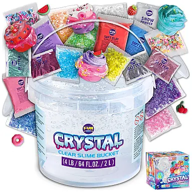 Balde de Slime Transparente 2L