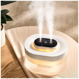 Umidificador Ultrassônico Portátil 1L até 8H, 110v, JAFOMEZ, Branco