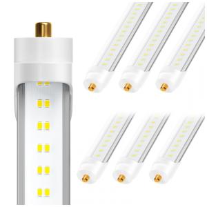 Lâmpada Barra Led Base T8 T10 T12 com 9000 Lumens Branca Natural 72W, 6 Unidades, ELEKICO, Branco