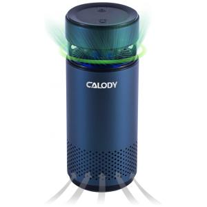 Mini Purificador de Ar a Bateria com Filtro HEPA H13 para Viagem e Carros, CALODY, Azul