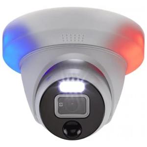 Câmera de Segurança IP Externa Swann 4K Enforcer com Luzes Vermelhas e Azuis Controláveis, Holofotes e Sirenes