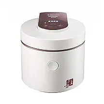 Panela Elétrica SANYUAN CFXB30PC-A10 Branca 3 Litros Multifunção Pote Cerâmico Timer Consistência Auto Limpeza 1000W 110V