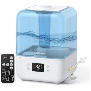 Umidificador para Quarto 4,5L com Bico 360, Desligamento Automático e Luz Noturna, MORENTO MR4102, Preto