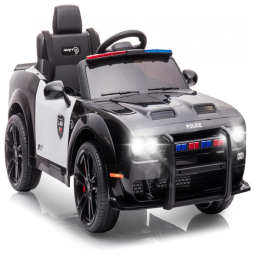 Carro Elétrico Infantil a Bateria 12V 2 Assentos com 3 Velocidades e MP3, YOFE, Branco