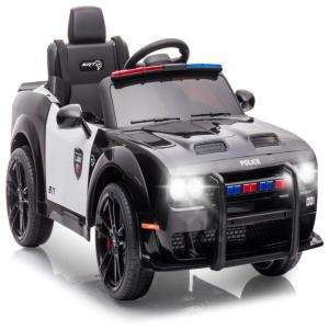 Carro Elétrico Infantil a Bateria 12V 2 Assentos com 3 Velocidades e MP3, YOFE, Branco