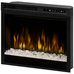 Lareira Elétrica de Embutir A58x71L com Controle Remoto e Acrílico Ember, 110V, Dimplex XHD28G, Preta