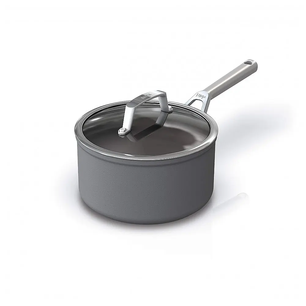 Panela Antiaderente 3,5 Litros com Tampa de Vidro, Aço Anodizado, Ninja C30235