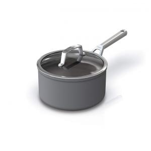 Panela Antiaderente 3,5 Litros com Tampa de Vidro, Aço Anodizado, Ninja C30235