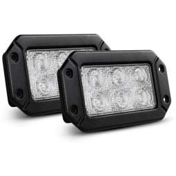 Nilight Farol de Milha LED Off Road 36W 6000K Alumínio Fundido à Prova Dágua e Poeira