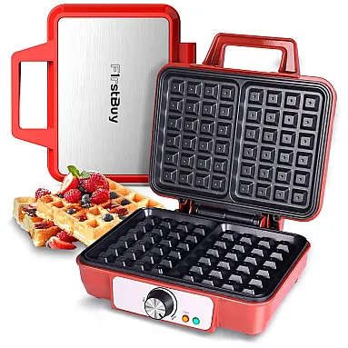 FirstBuy Máquina de Waflle Antiaderente