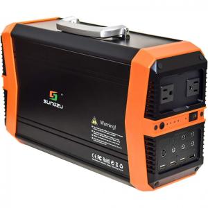 Estação de Energia Portátil 500W 220V 2.28A , 110V 4.64A 12V 8.0A , 5V 3A USB Tela OLED Luz LED