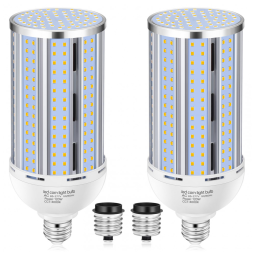 Lâmpada de LED em Formato de Milho 2 Pack 120W - Branco Quente 3000K 1200W Equivalente - Base E26/E39 Mogul Grande - 15.800LM,XYCN