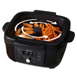 Fritadeira Elétrica AirFryer e Grill com Painel Digital e Temporizador, 110V, INSTANT POT 140 8001 01, Preto