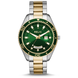 Relógio Masculino Analógico Quartzo de Aço Inoxidável, RELIC BY FOSSIL ZR12612, Prateado