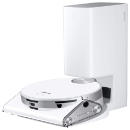 Aspirador de Pó Robô com Reconhecimento de Objeto e Filtro de 5 Camadas, 110V, SAMSUNG VR50T95735W, Branco