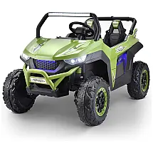 Carro, Carrinho Elétrico Infantil Off Road a Bateria 24V 2 Assentos com Controle Remoto 2.4G, JOYWHALE BW U20, Verde