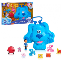 JP Maleta Blue Portátil com 10 Personagens para Crianças a partir de 5 anos, JP BLUES CLUES YOU JPL49606, Azul