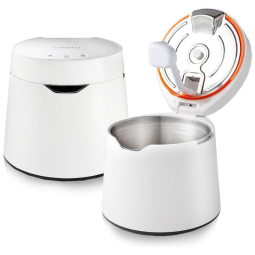 Umidificador Ultrassônico Carepod One Branco Inox 4L Controle Digital Silencioso Sem Filtro Desmontável Autolimpeza 110V 29W 30h