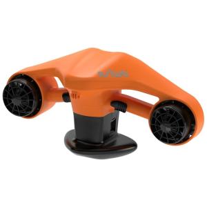 Scooter de Propulsor Aquático com Motor Duplo Mergulhe de até 40 Metros com Suporte para Câmera, ASIWO EL SS01, Laranja
