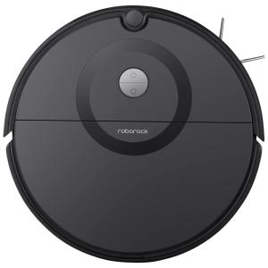 Aspirador de Pó Robô S6 Inteligente com Controle de Voz e Bateria Extra Longa, Área 297 m2, ROBOROCK E5, Preto