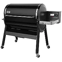 SmokeFire EX6 2 geração Grelhador a pellets a lenha, preto, WEBER 23510201