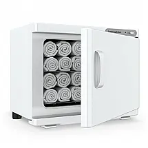 Aquecedor de Toalhas 23L Armazena até 12 toalhas Faciais, Ideal para Barbearias, Salões e Spas, 110V, RyJaune, Branco