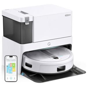 Aspirador Robô com Esvaziamento Automático, Sucção de 5100Pa e Autonomia da Bateria de 3H, 110V, Yeedi, Branco