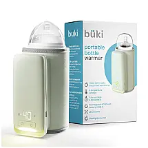 Aquecedor de Mamadeiras para Leite Materno ou Fórmula com Bateria Recarregável, KinderSense, Verde