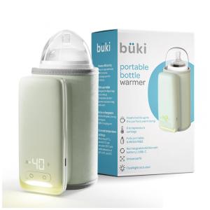 Aquecedor de Mamadeiras para Leite Materno ou Fórmula com Bateria Recarregável, KinderSense, Verde