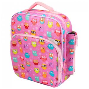 Lancheira Infantil Coruja com Isolamento, Para 3 Anos ou Mais, Cor, BENTOLOGY, Rosa