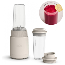 BELLA Rocket Blender Boost 6 Peças, Liquidificador Portátil 240W, Lâmina Inox 4 Pontas, Copos BPA Free 400ml