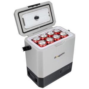 Frigobar, Cooler Elétrico Automotivo Portátil 8L, 12V, 60W, BOUGERV CR8, Branco