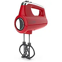 Batedeira de Mão com 5 Velocidades, Acessórios e Capa, 250W, 110v, BLACKDECKER MX600R, Vermelho