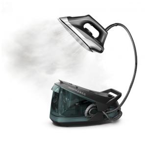Estação de Vapor e Ferro a Vapor Rowenta Master Steam, Ferro Profissional com Base de Aço Inoxidável, 1,7 L, 400 Furos de Microvapor