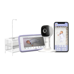 Babá Eletrônica HUBBLE Inteligente com Visão Noturna e Monitor Digital