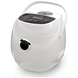 Panela de Arroz Elétrica 6 em 1, 1,2L Compacta e Multifuncional ideal para Cozinhar em Qualquer Lugar, 110V 200W, FEEKAA, Branca
