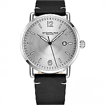 Relógio Masculino em Couro Clássico com Estilo Minimalista, Stuhrling