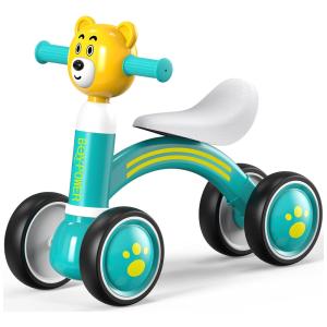 Bicicleta sem Pedal Infantil para Bebês de 1 a 3 anos, BQYPOWER, Verde claro