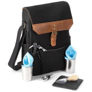 CARRIER Bolsa Térmica Para Transporte de Vinhos até 2 Garrafas, Preta