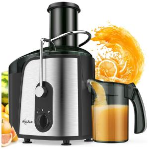 Centrífuga de Frutas com 2 Velocidades, Aço Inox, 1200W, 110v, MAKOLOCE, Prateado