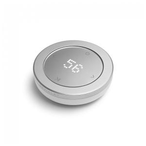 Controle remoto Devialet Remote Light Pearl para caixas Phantom Ultimate e soundbar Dione Bluetooth