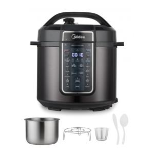Panela Elétrica de Pressão Midea 12 em 1, 6 Litros, 12 Programas, Panela de Arroz, Vaporizador, Frigideira, Iogurteira, e Mais