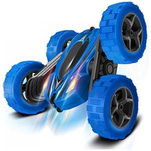 Carrinho de Controle Remoto 360 de Rotação com Luz LED, FREE TO FLY 1183A, Azul